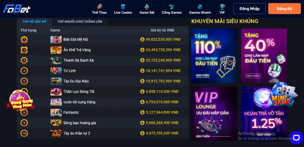 Ưu đãi VIP KUWIN88